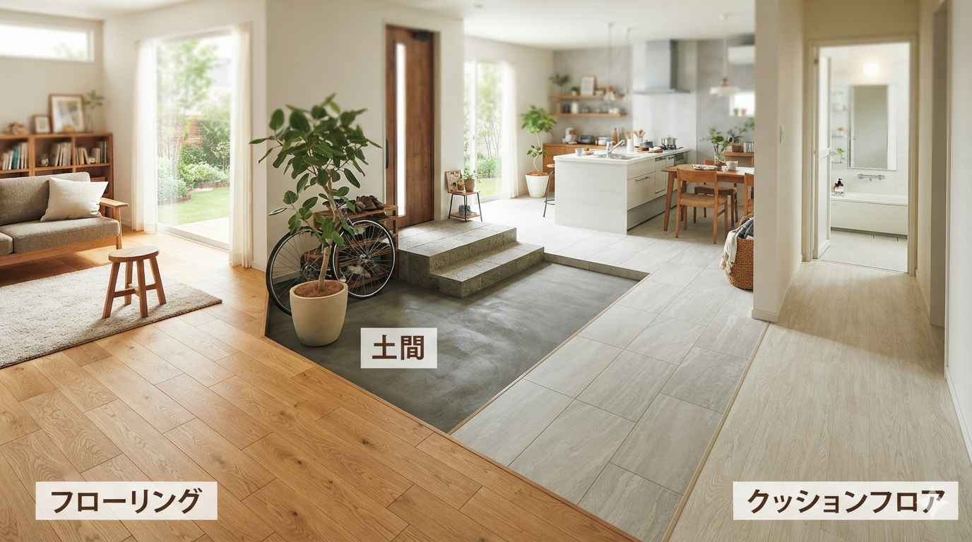 床材の選び方 アイチャッチ